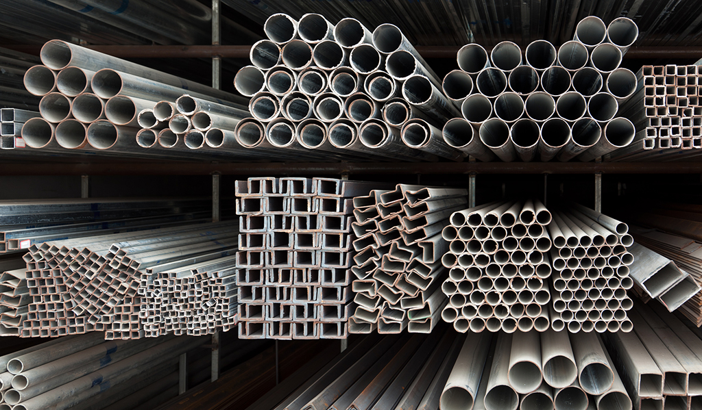 Heavy equipment repair - Raw steel materials