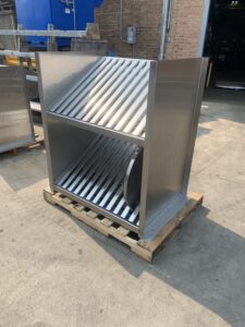 Custom Metal Fabrication - Lid Rack